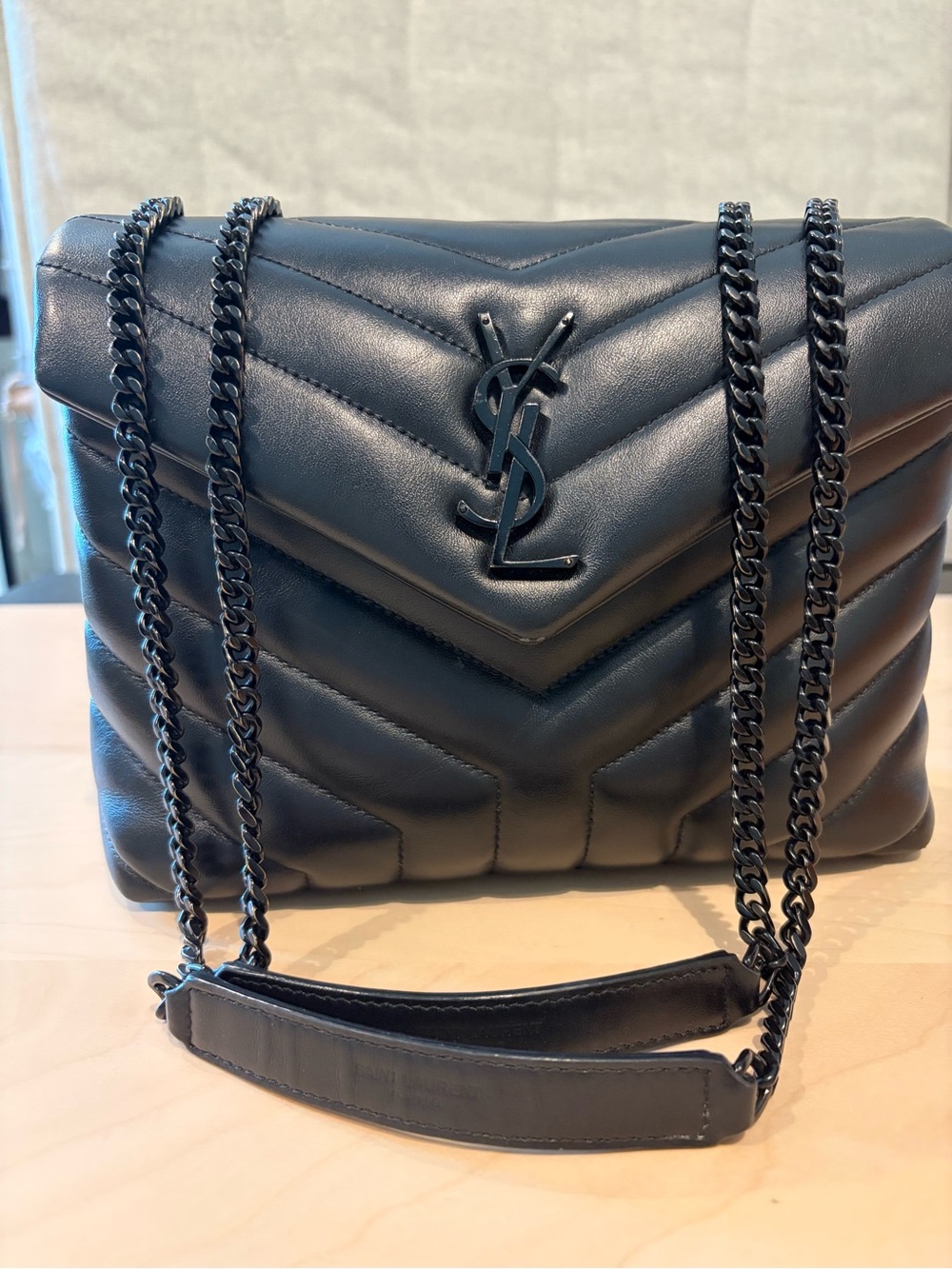 Authentic YSL bag & Receipt Display